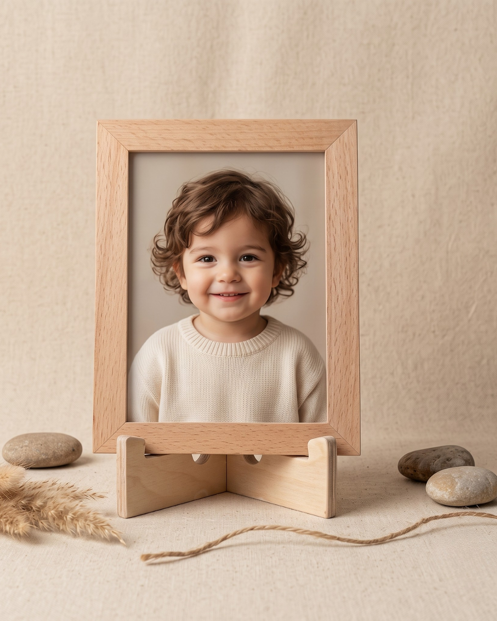 Handcrafted Wooden Standee – Elegant & Sustainable Home Décor