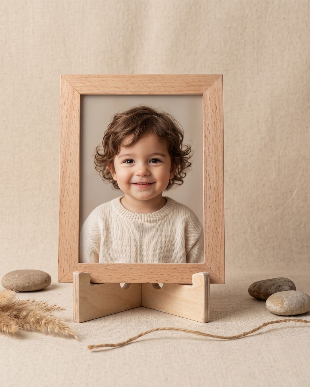 Handcrafted Wooden Standee – Elegant & Sustainable Home Décor