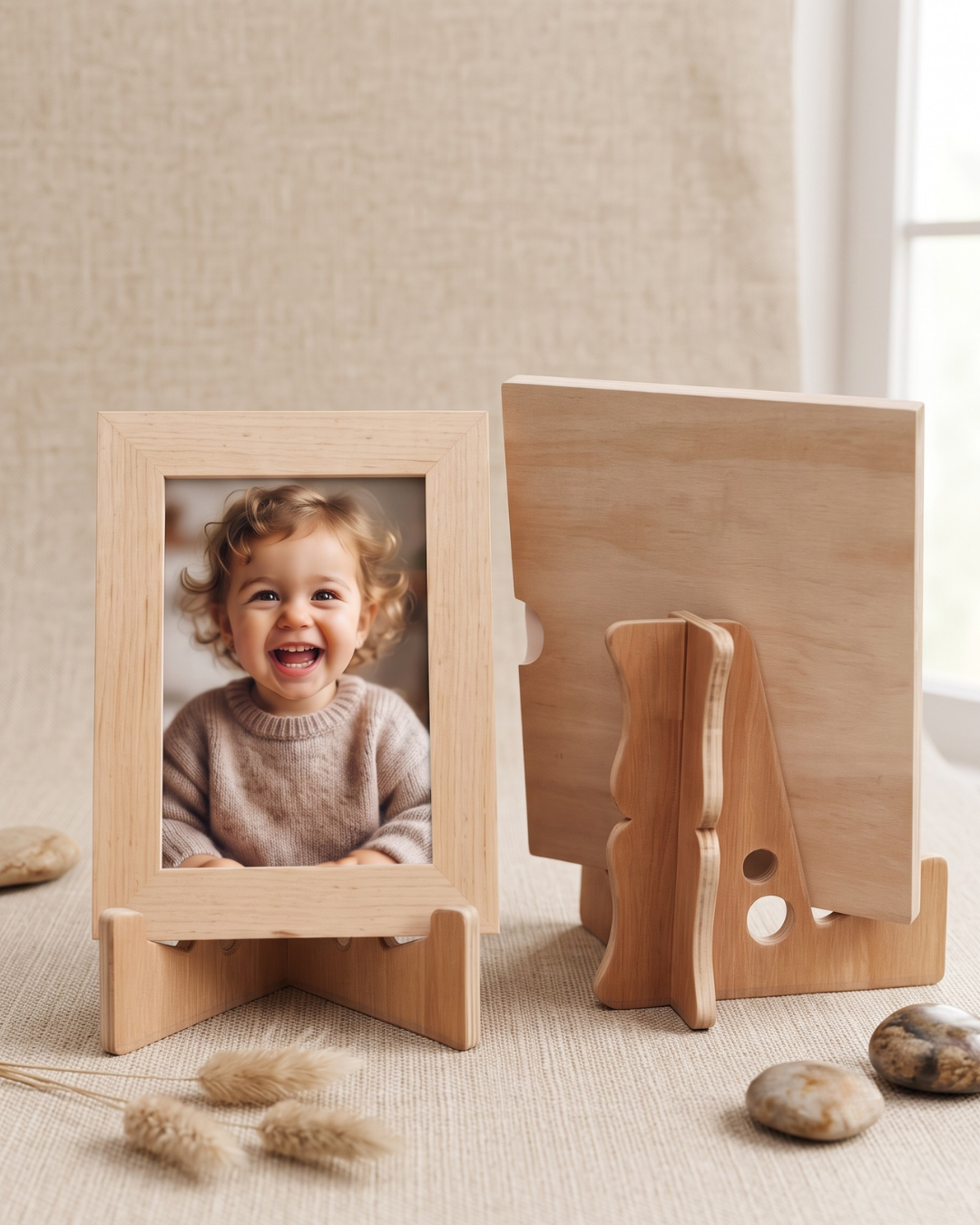 Handcrafted Wooden Standee – Elegant & Sustainable Home Décor