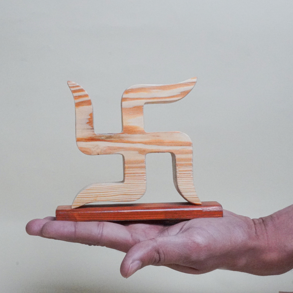 Swastik - Wooden Decor