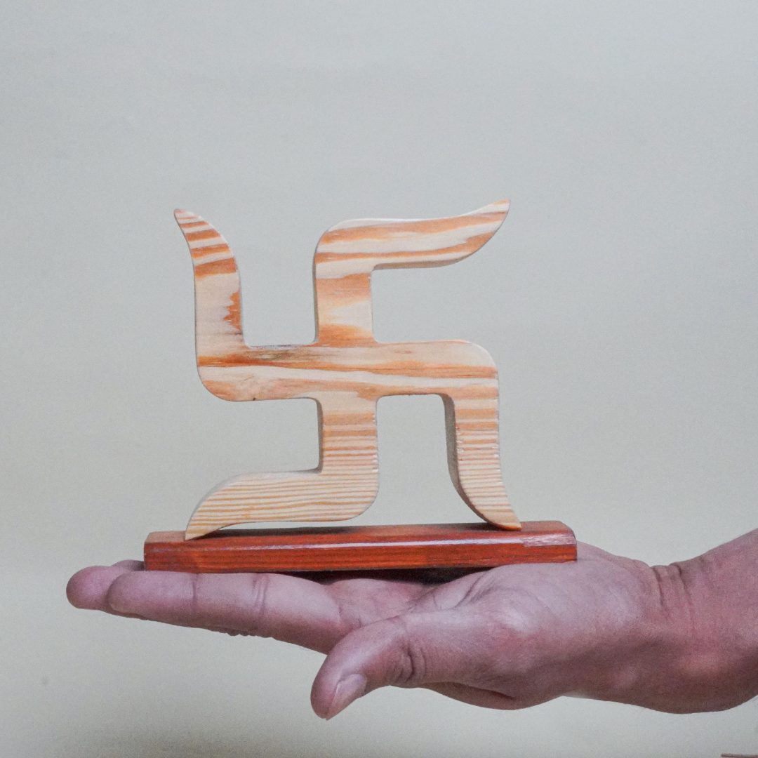 Swastik - Wooden Decor