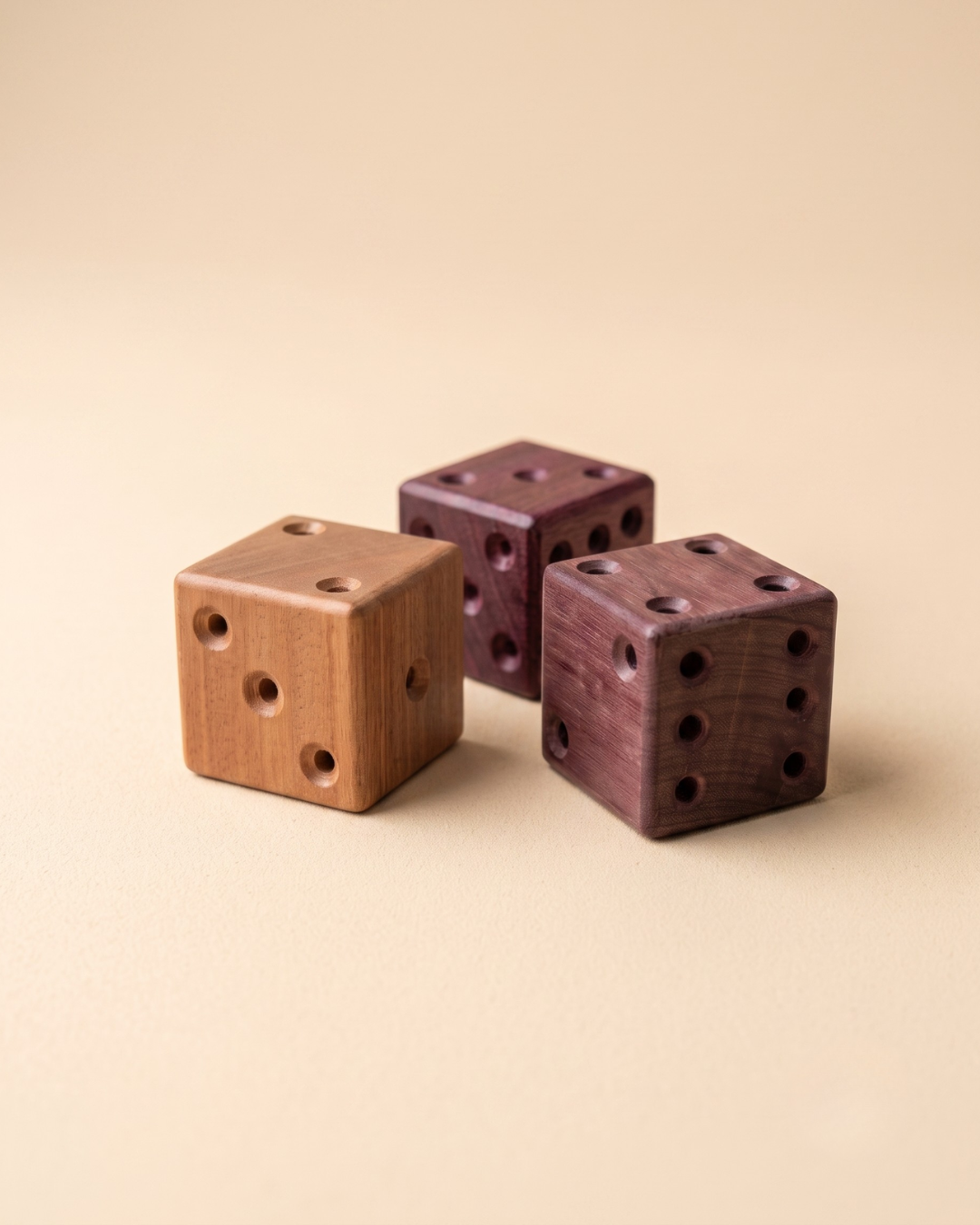 Handcrafted Wooden Dice Set – Elegant, Eco‑Friendly & Durable