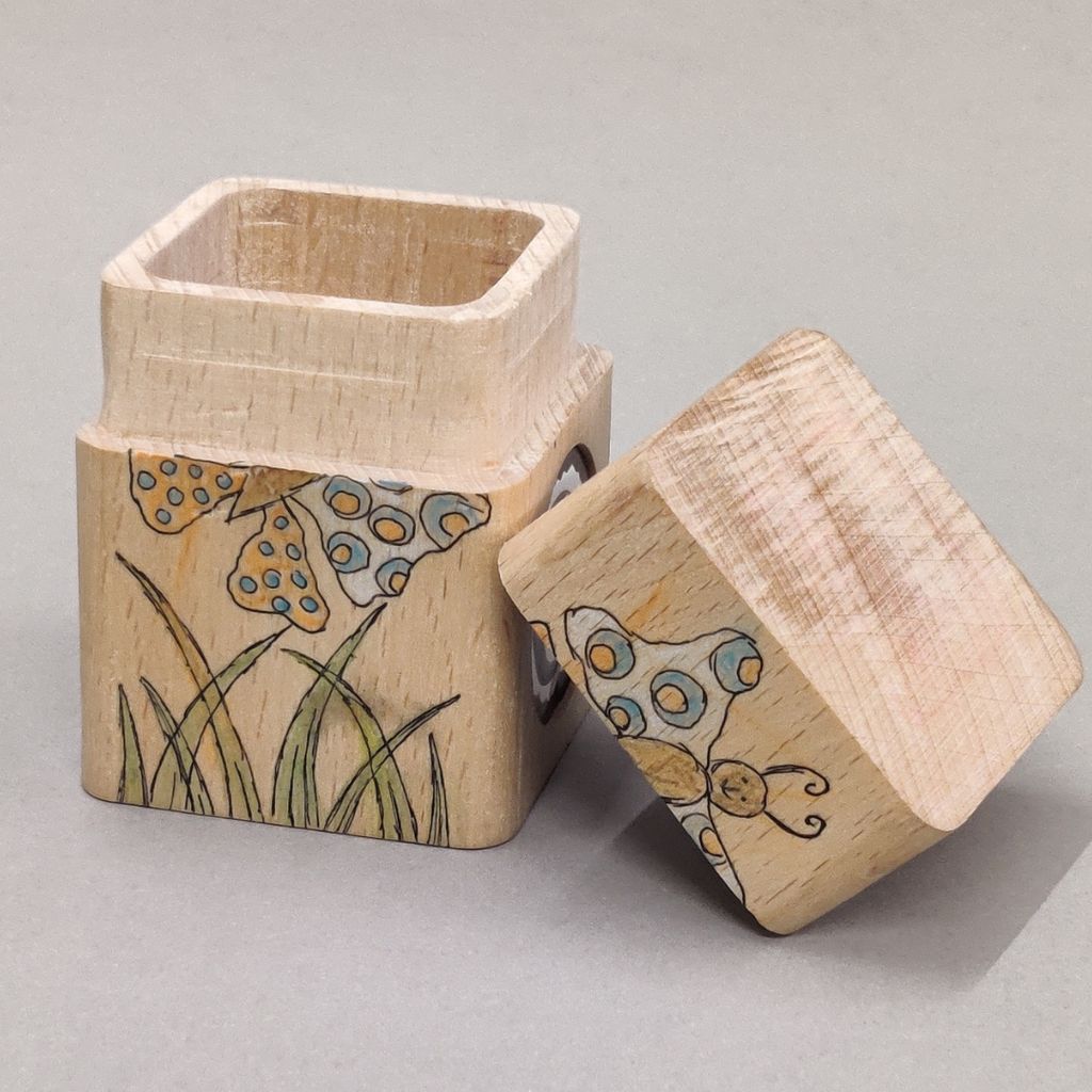 Handcrafted Wooden Butterfly Box – Eco-Friendly Wooden Storage & Decor