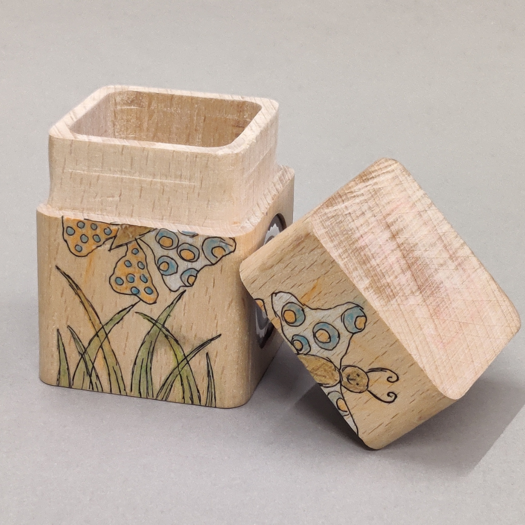 Handcrafted Wooden Butterfly Box – Eco-Friendly Wooden Storage & Decor