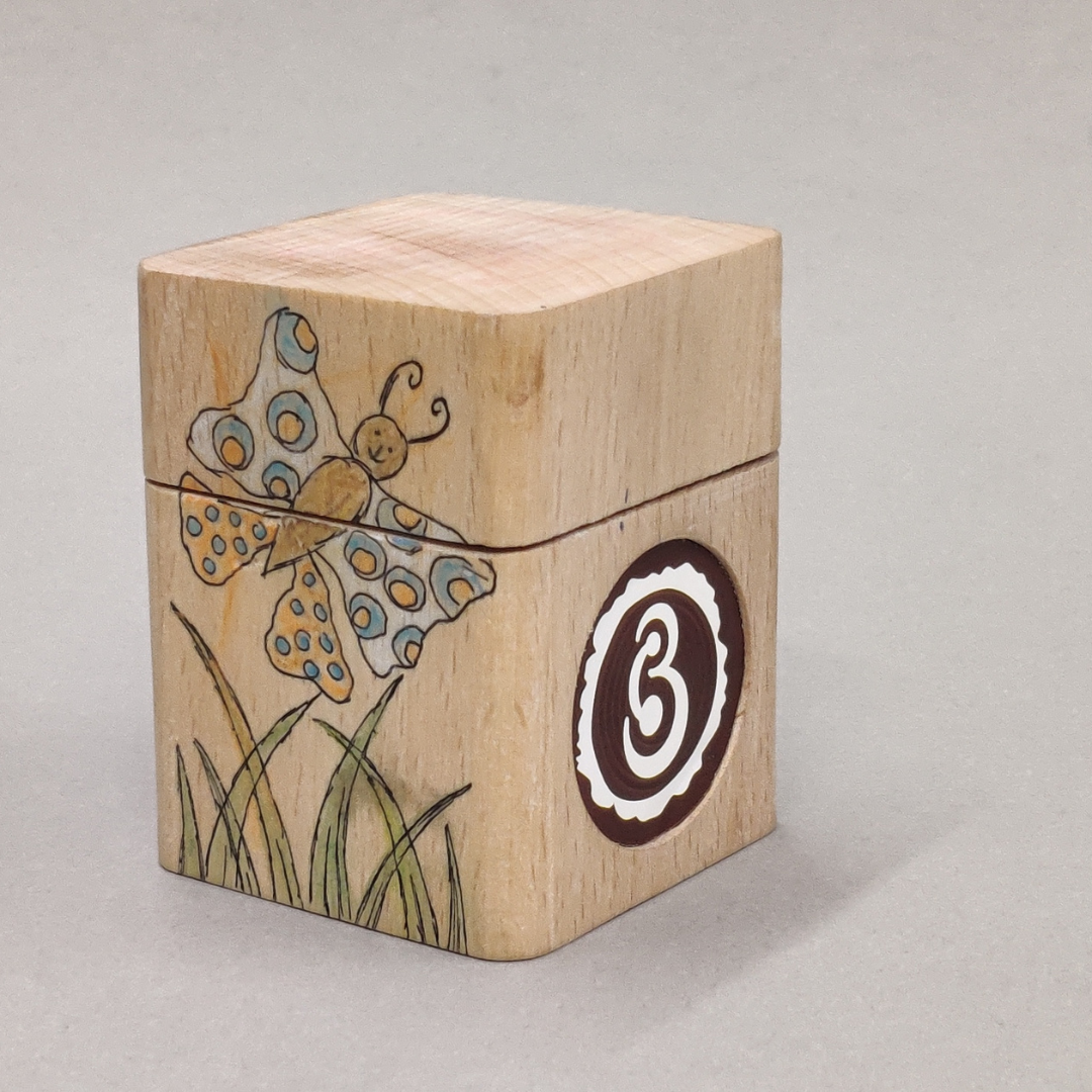 Handcrafted Wooden Butterfly Box – Eco-Friendly Wooden Storage & Decor