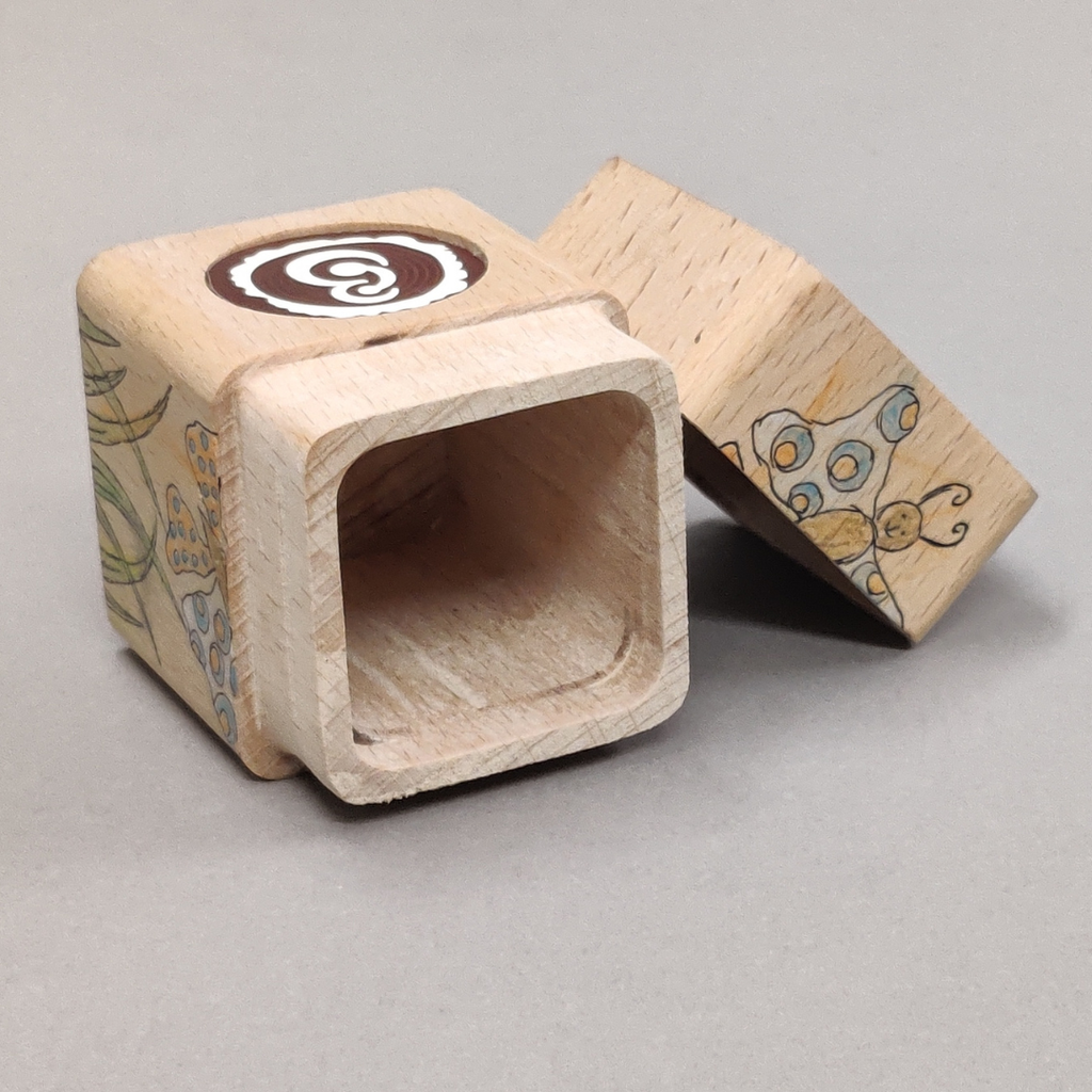 Handcrafted Wooden Butterfly Box – Eco-Friendly Wooden Storage & Decor