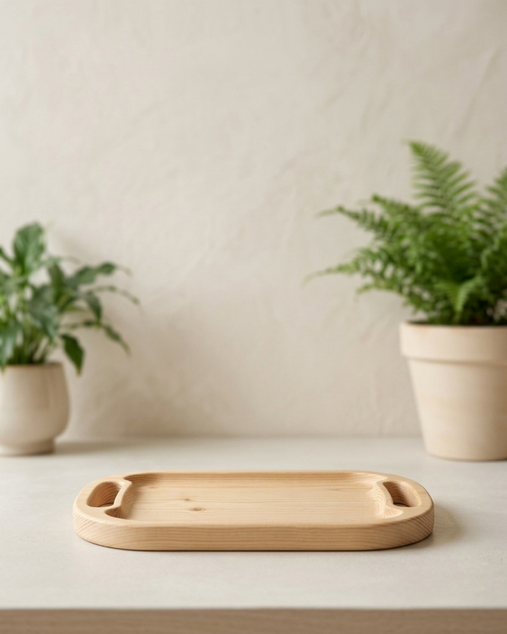 Dual-Handle Serving Tray
