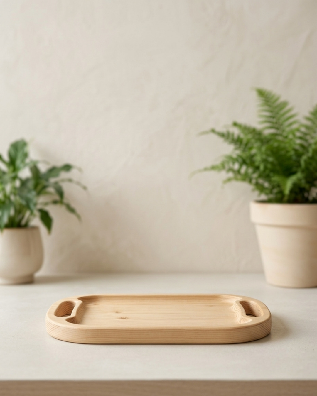 Dual-Handle Serving Tray