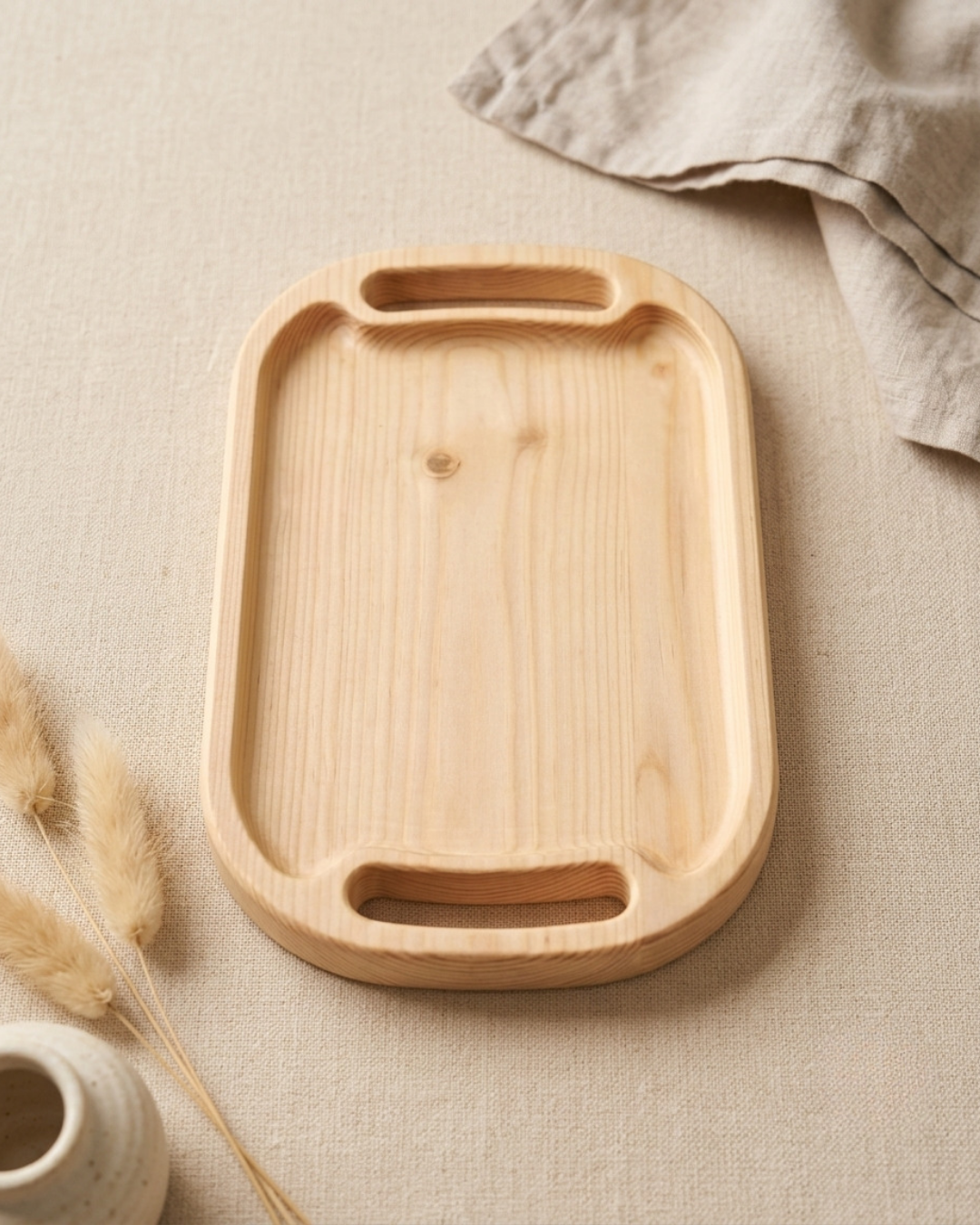 Dual-Handle Serving Tray