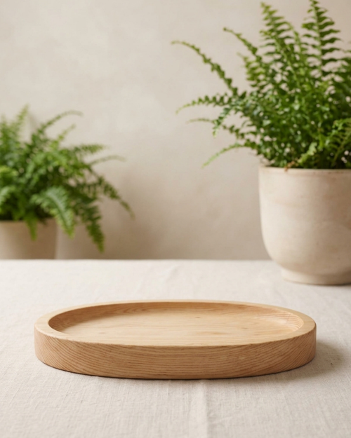 Classic Wooden Plate