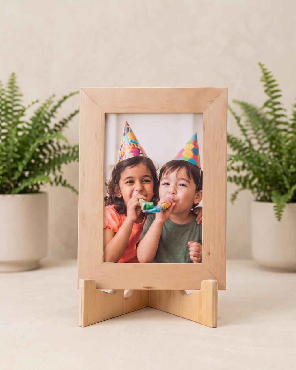Handcrafted Wooden Standee – Elegant & Sustainable Home Décor