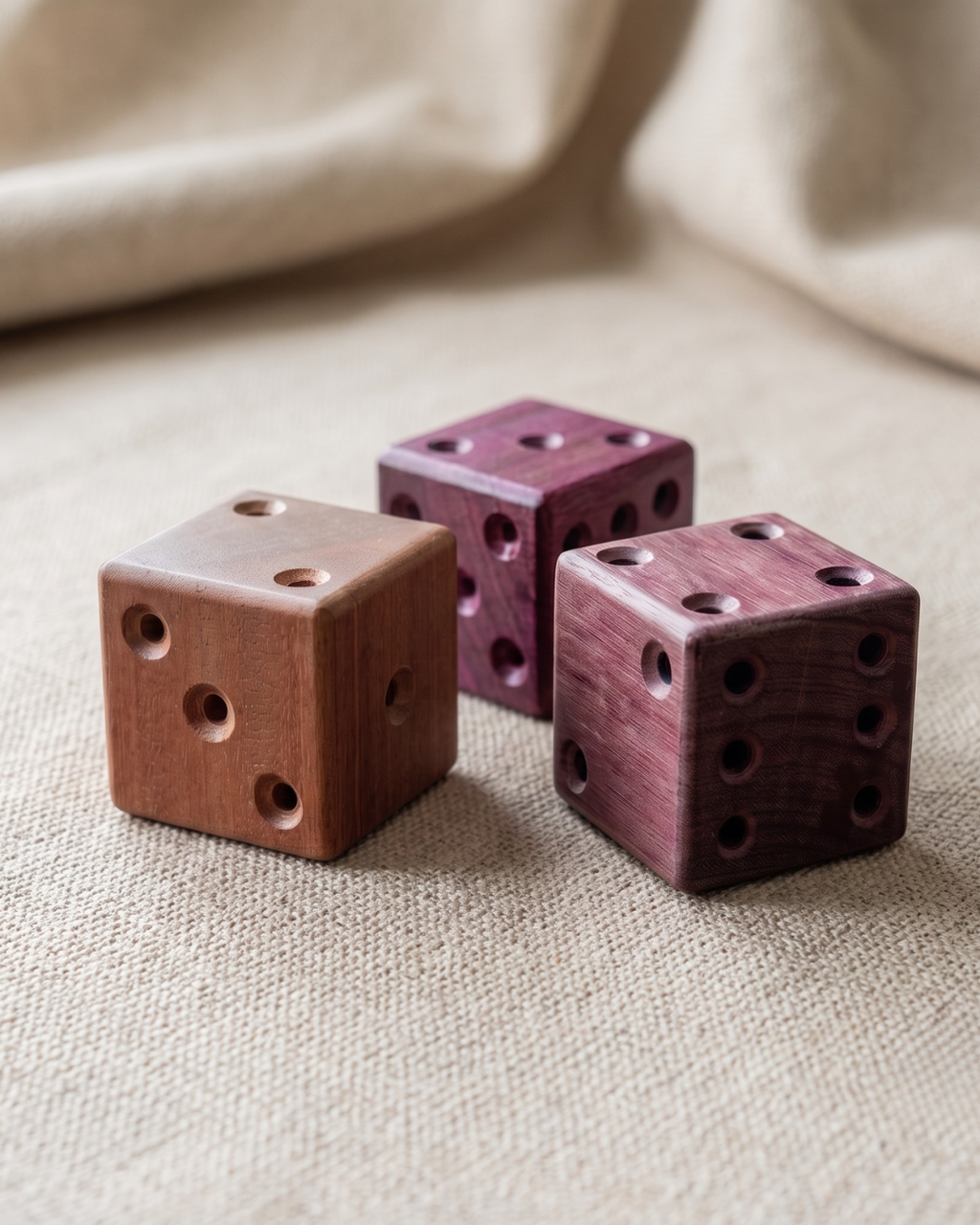 Handcrafted Wooden Dice Set – Elegant, Eco‑Friendly & Durable