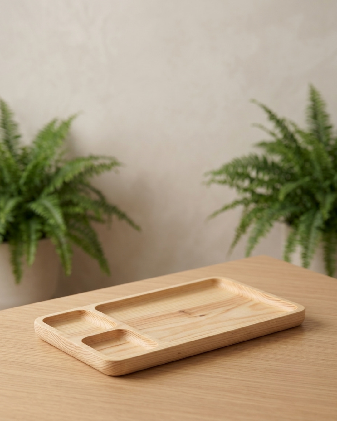 Triple Section Tray