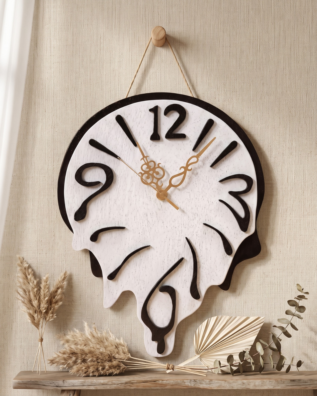Surreal Melting Wall Clock – Artistic Décor Piece