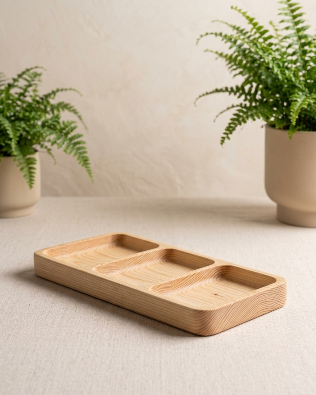 Straight 3-Grid Tray