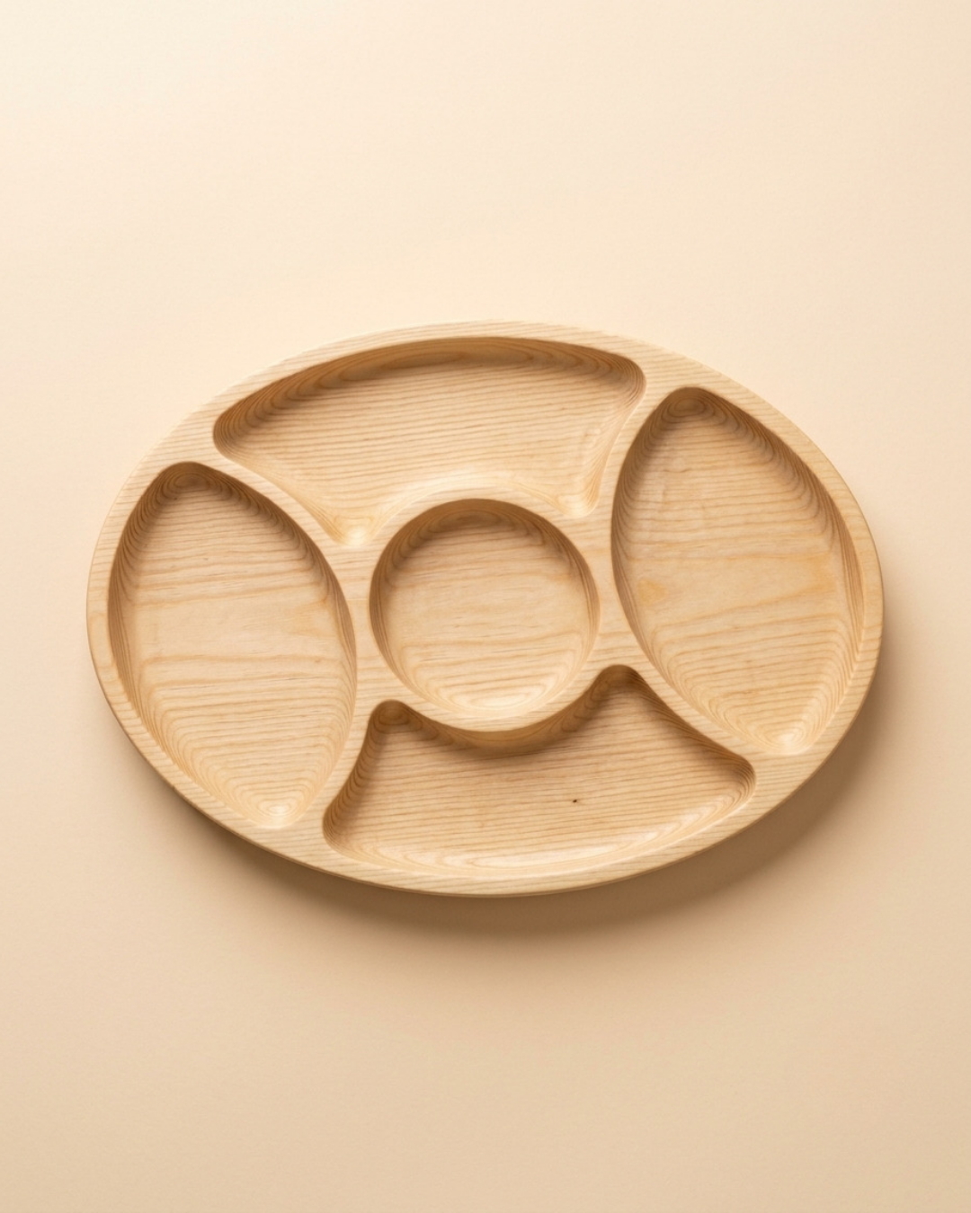 Round 5-Section Platter