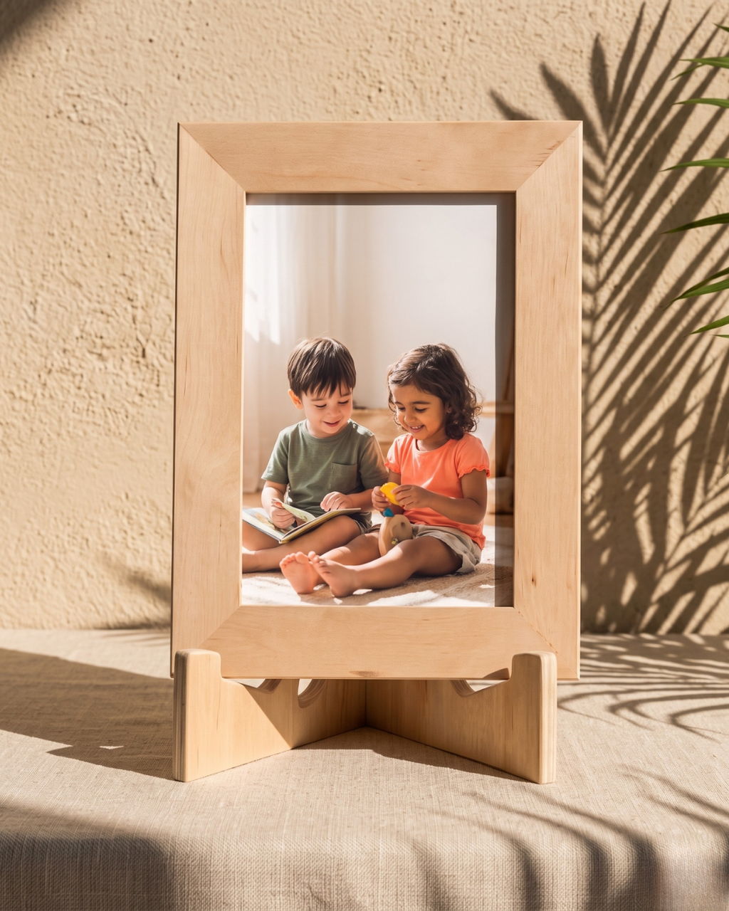 Handcrafted Wooden Standee – Elegant & Sustainable Home Décor