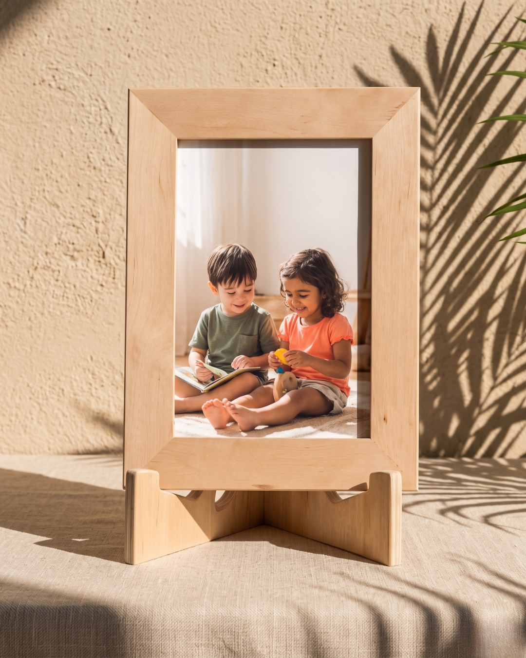 Handcrafted Wooden Standee – Elegant & Sustainable Home Décor