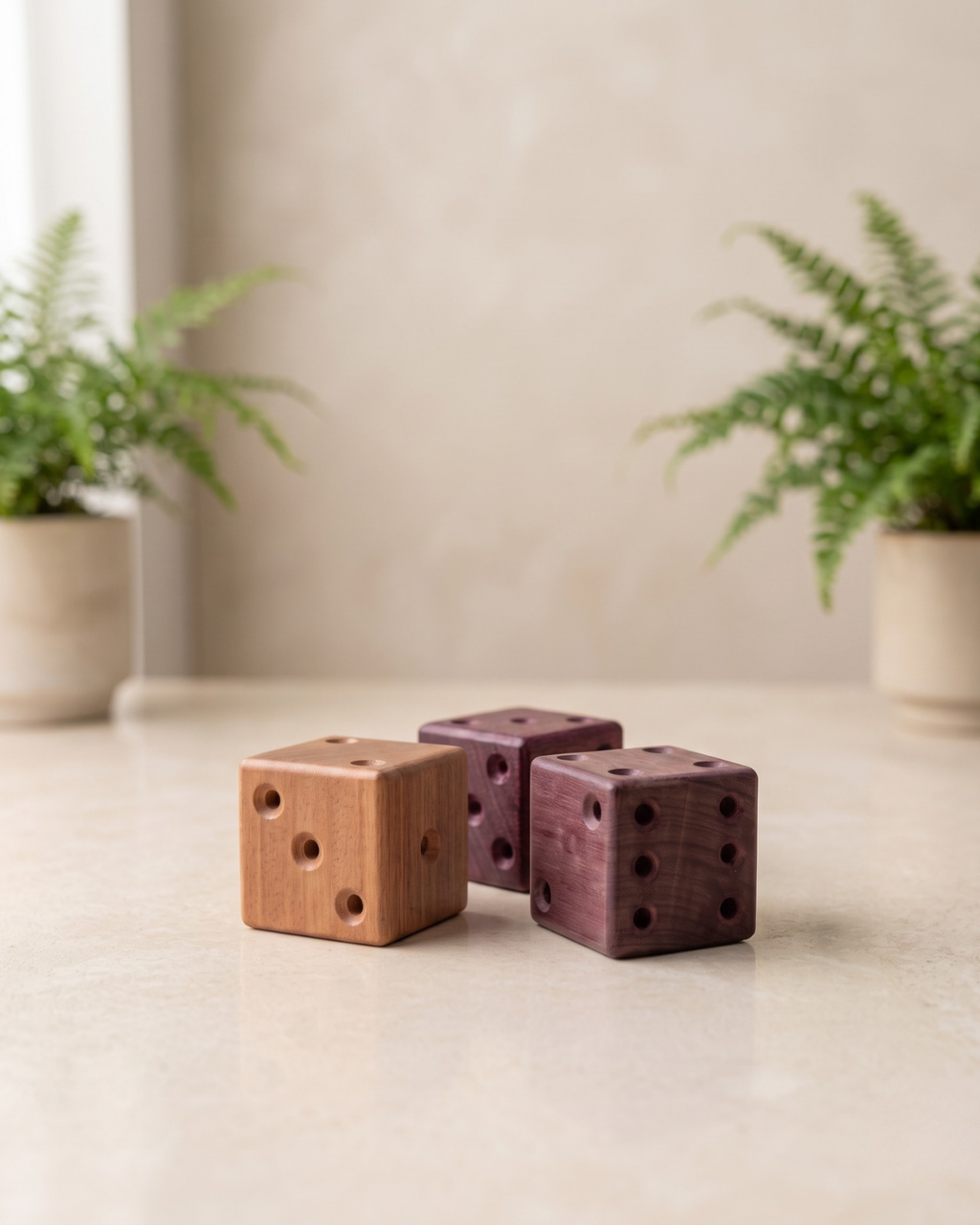 Handcrafted Wooden Dice Set – Elegant, Eco‑Friendly & Durable